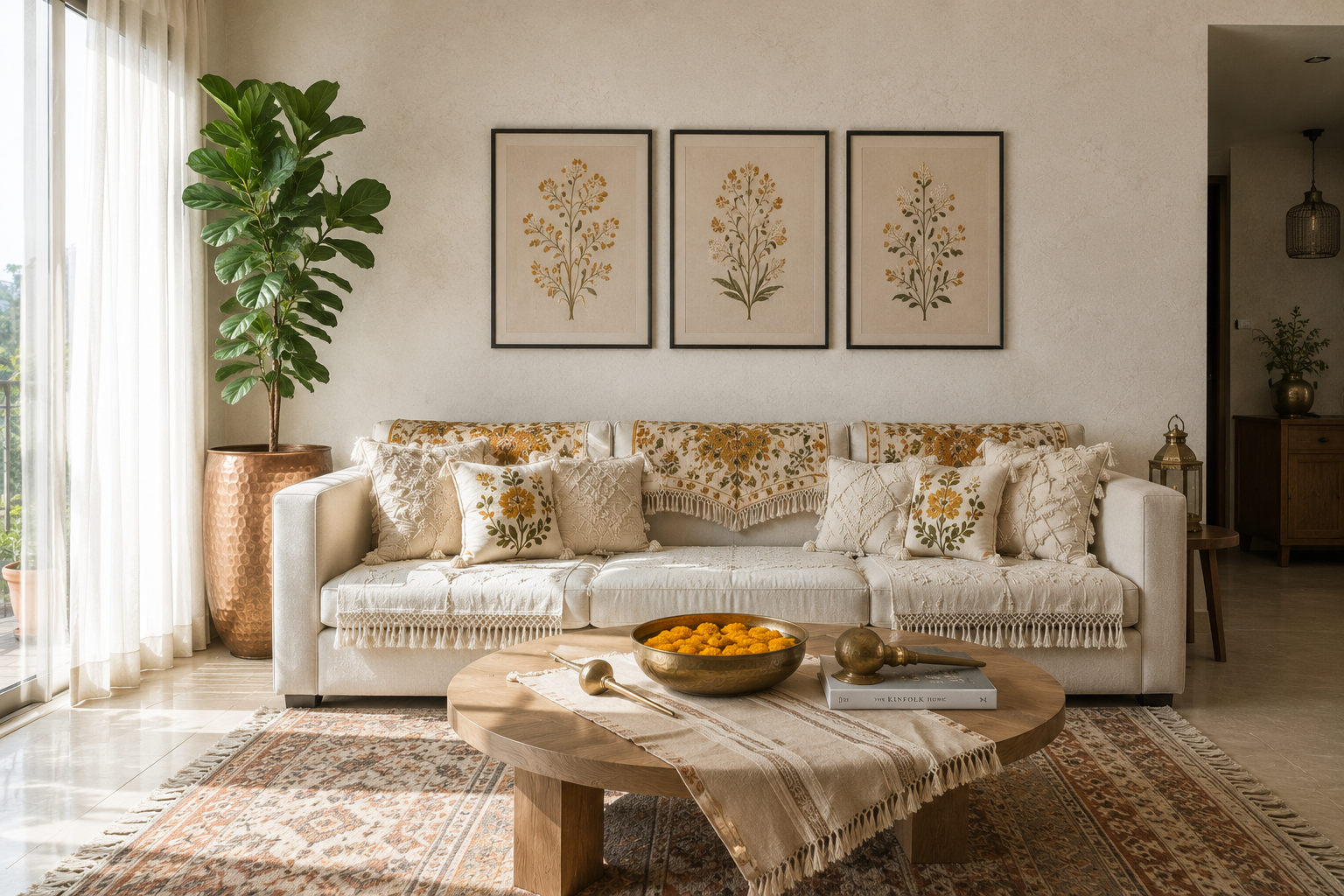 Buttercup Luxury Home Decor Living Room